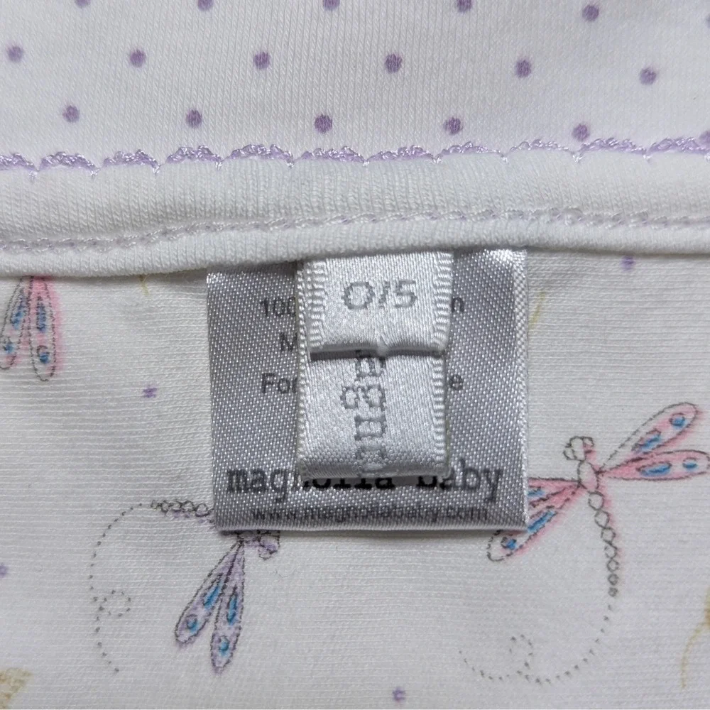 Magnolia Baby Pima‎ Cotton Swaddle Blanket | Dragonfly Print | Peru
